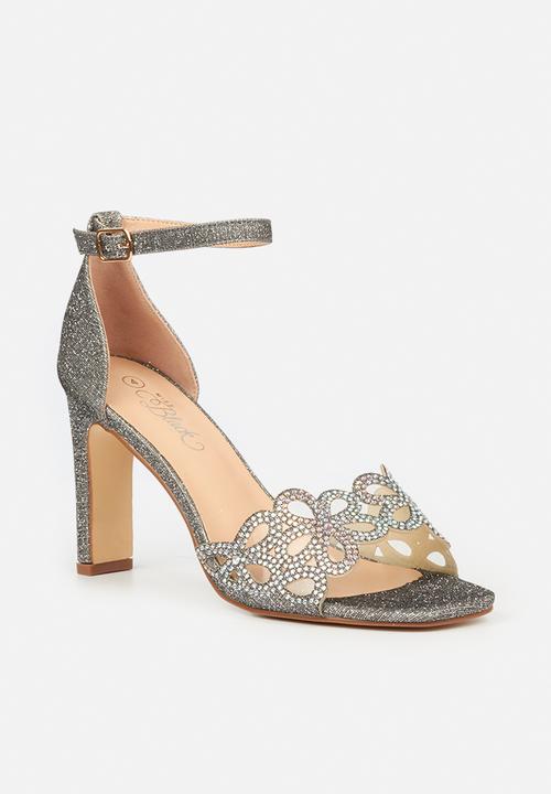 Miss Black - Prom2 stiletto heel - pewter
