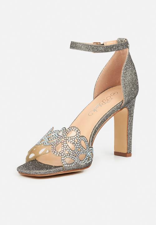 Miss Black - Prom2 stiletto heel - pewter
