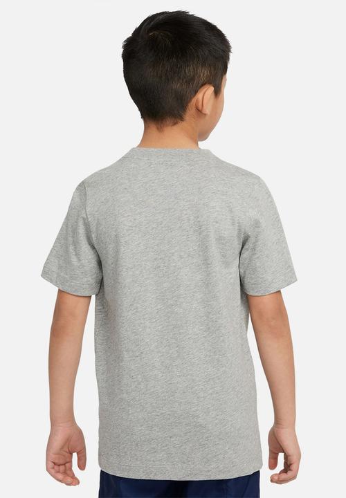 Nike - U nsw tee core brandmark 1 - dk grey heather