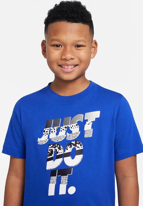 Nike - U nsw tee core brandmark 1- game royal