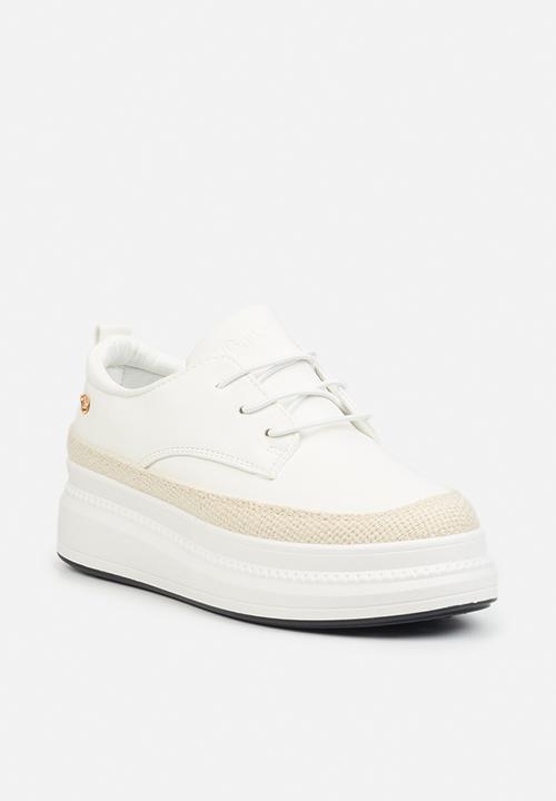 Butterfly Feet - Senhora 1 flatform sneaker - white