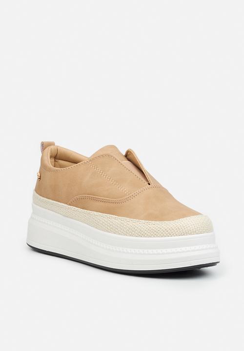 Butterfly Feet - Senhora 2 flatform derby sneaker - taupe