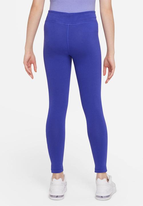 Nike - G nsw air essntial mr legging hbr - purple