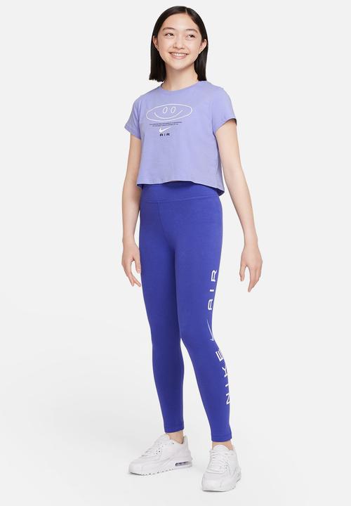 Nike - G nsw air essntial mr legging hbr - purple