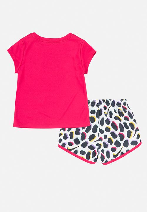 Nike - Nkg dri-dit short sleeve tee & aop short - multi 