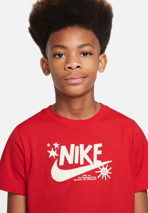 Nike - B nsw tee hbr core gfx 1 - university red