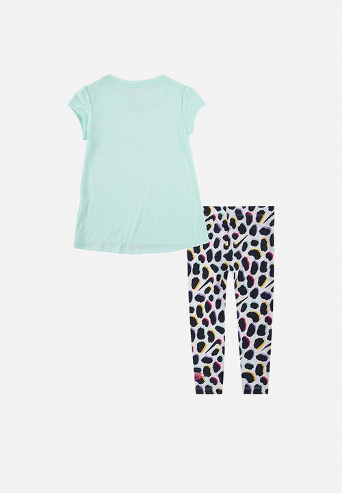 Nike - Nkg short sleeve tunic & aop legging set - multi 
