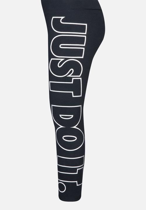 Nike - Nkg splatter graphic legging - black