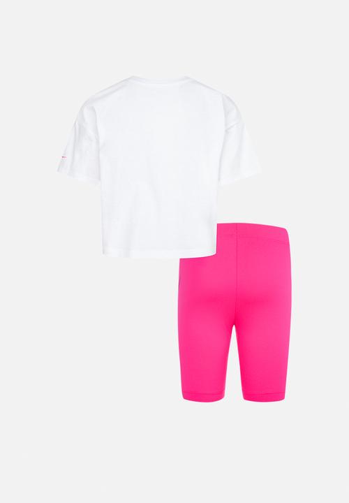 Nike - Nkg boxy tee & bike short set - multi
