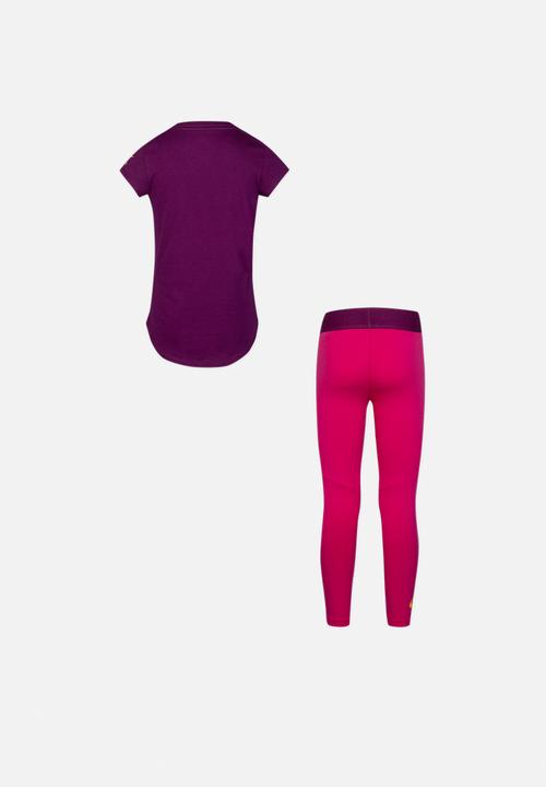Nike - Nkg nike air tee & legging set - multi