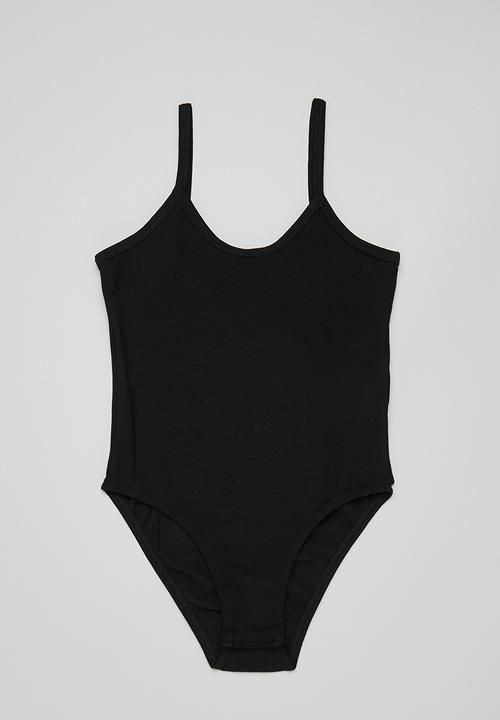 Superbalist - 2 pack cami bodysuit - black & white