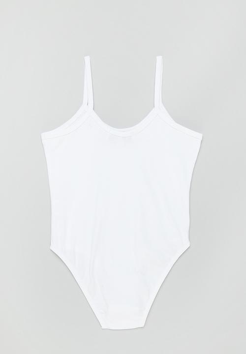 Superbalist - 2 pack cami bodysuit - black & white