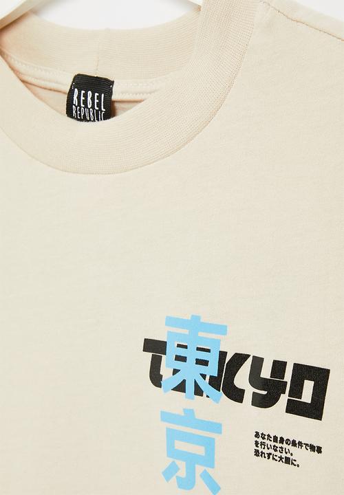 Rebel Republic - Graphic tee - stone