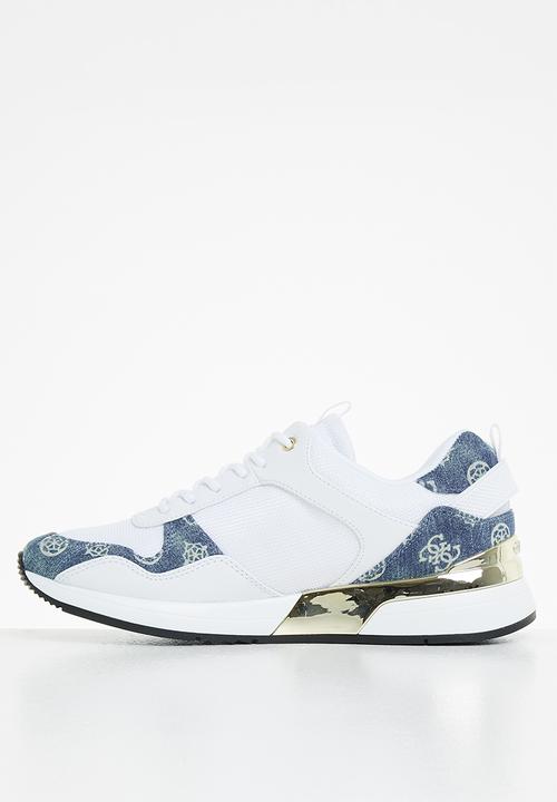 GUESS - Metz - b sneaker - white & blue