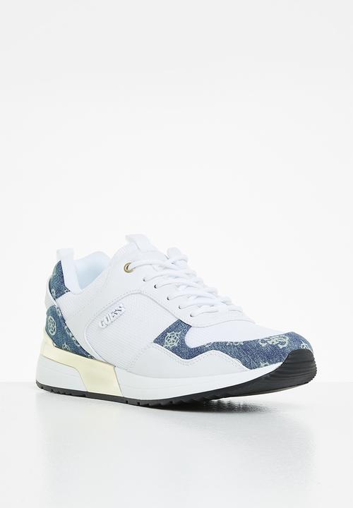 GUESS - Metz - b sneaker - white & blue