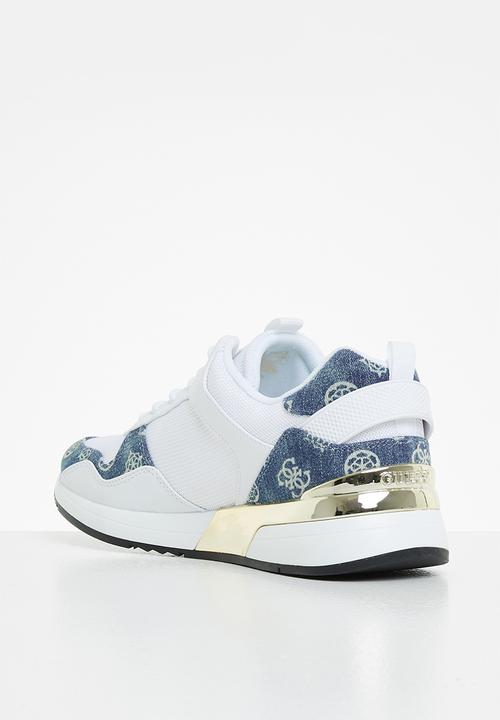 GUESS - Metz - b sneaker - white & blue