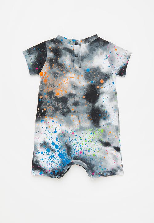 Nike - Nkb b nsw tie dye romper - black