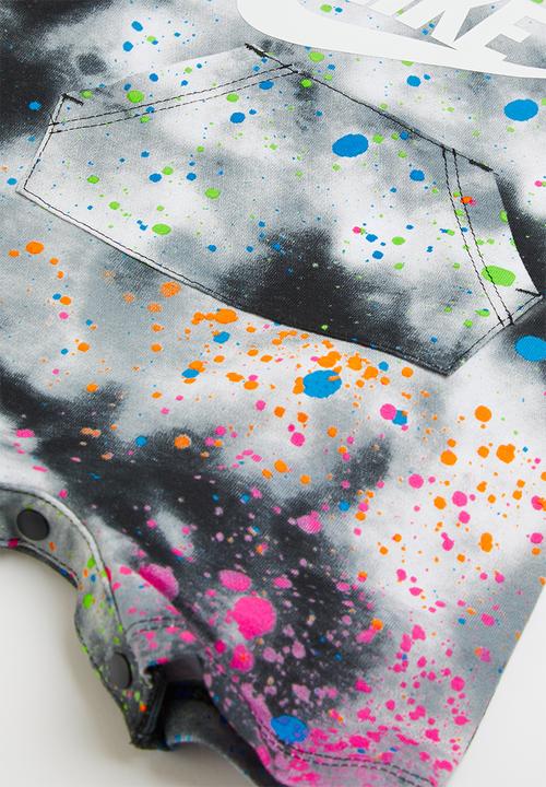 Nike - Nkb b nsw tie dye romper - black