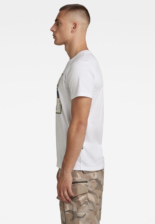 G-STAR - Scarf photoprint r t - white