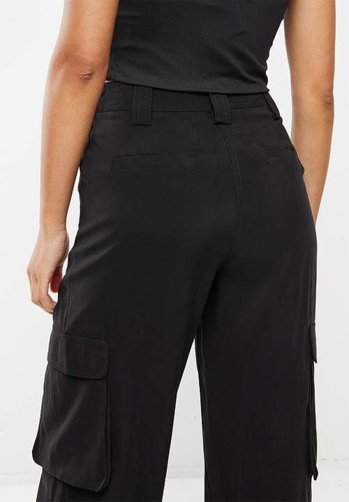 Cotton On - Petite miami cargo pant - black