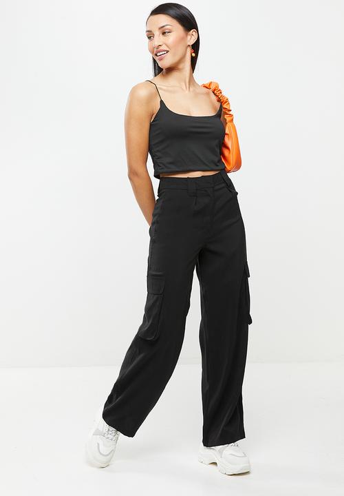 Cotton On - Petite miami cargo pant - black