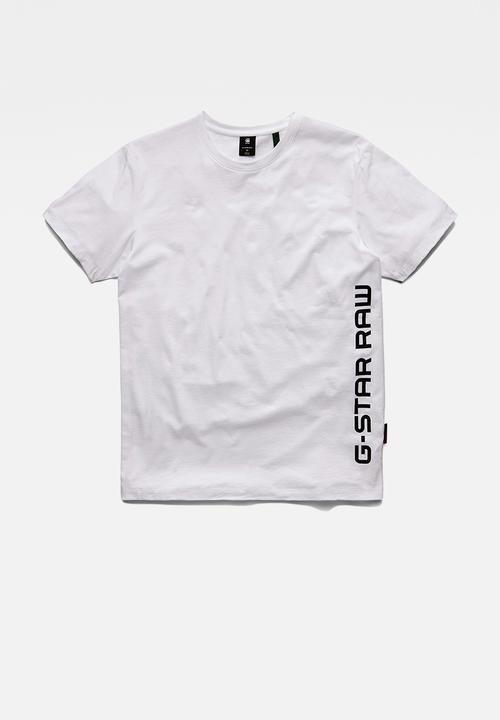 G-STAR - Side logo r t - white