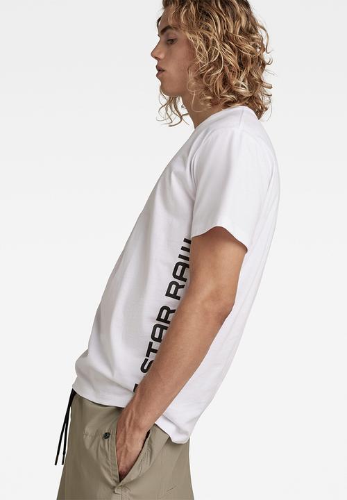 G-STAR - Side logo r t - white