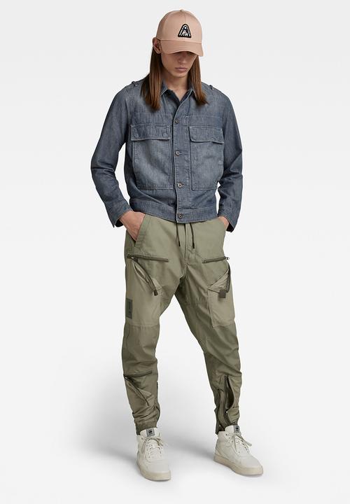 G-STAR - Utility flap pocket jacket - antic faded aegean blue