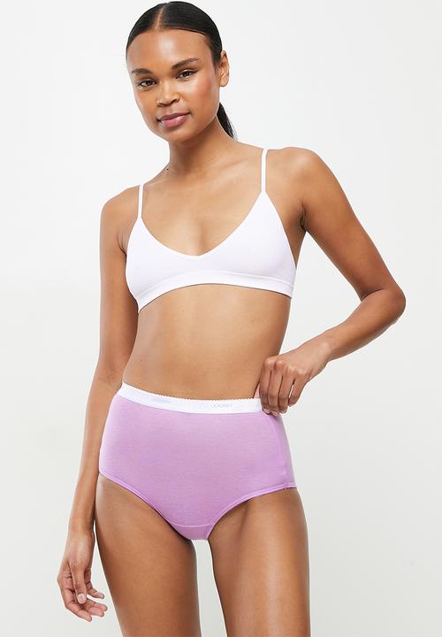 Jockey - 3 Pack plain full brief -multi  