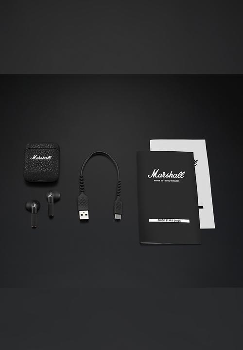 Marshall - Minor iii true wireless earphones - black