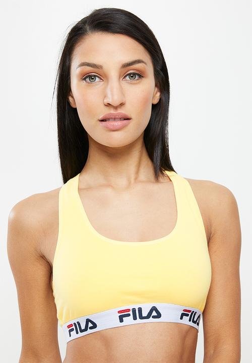 FILA - Mia bra - light yellow