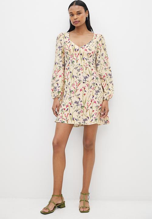 MILLA - Tie back mini dress - multi