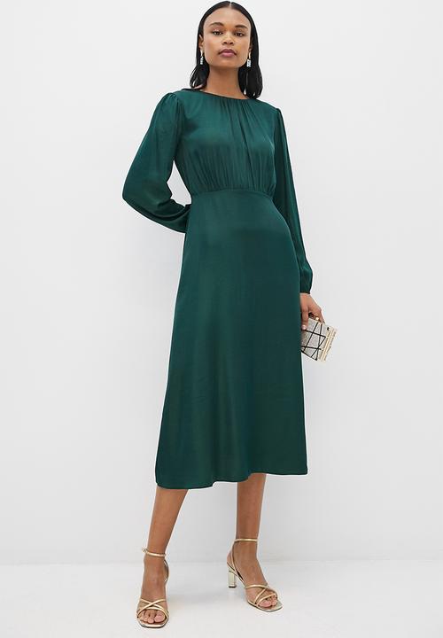MILLA -  Fit and flare midi dress - emerald