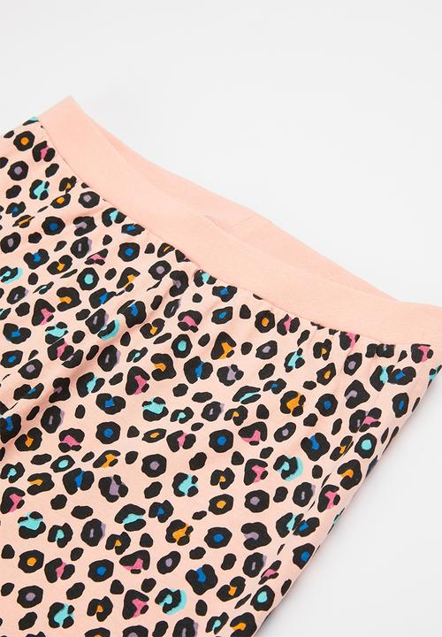 MINOTI - 2-Piece leopard squad pyjama set - pink