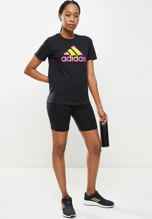 adidas Performance - W aworld vol tee - black
