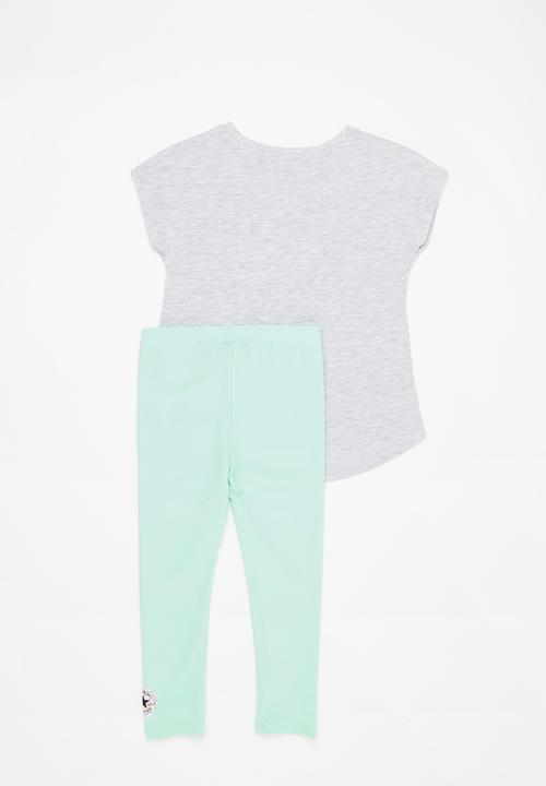 Converse - Cnvg sequin shine legging set - light dew