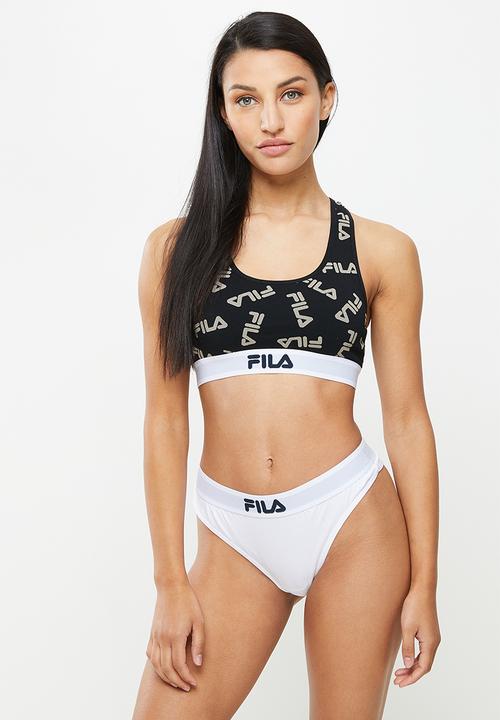 FILA - L22 2 pack thong - white & black aop