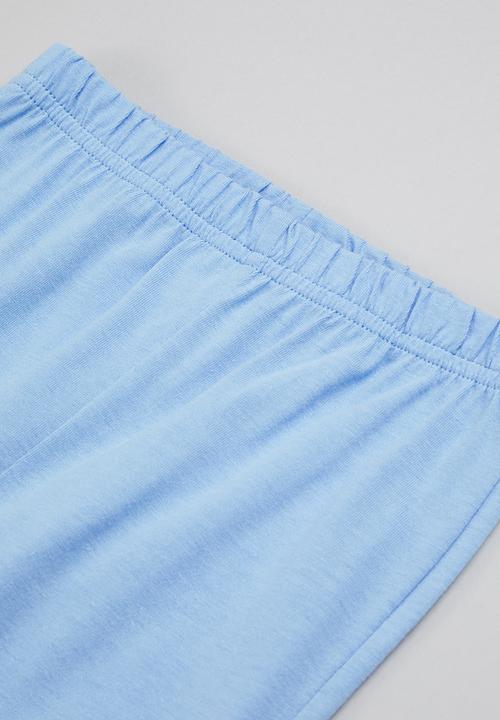 Superbalist - Boys tee & pant pj set - white & blue