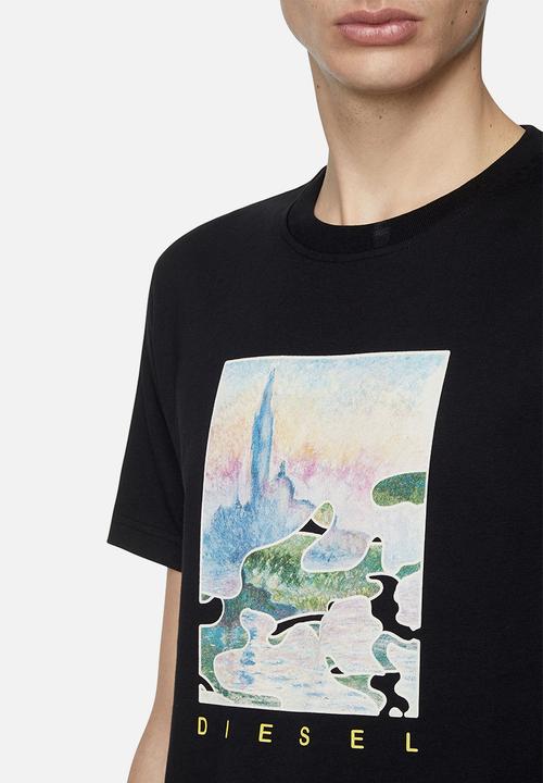Diesel  - T-diegor-hs3 short sleeve tee - black