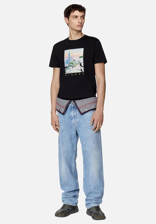 Diesel  - T-diegor-hs3 short sleeve tee - black