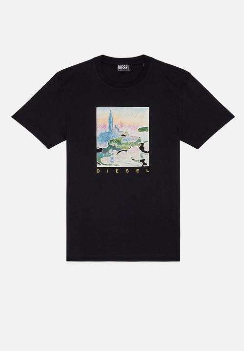 Diesel  - T-diegor-hs3 short sleeve tee - black