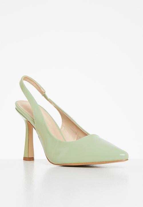 edit - Close toe sling-back - sage