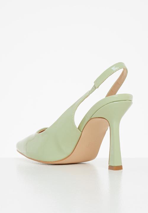 edit - Close toe sling-back - sage