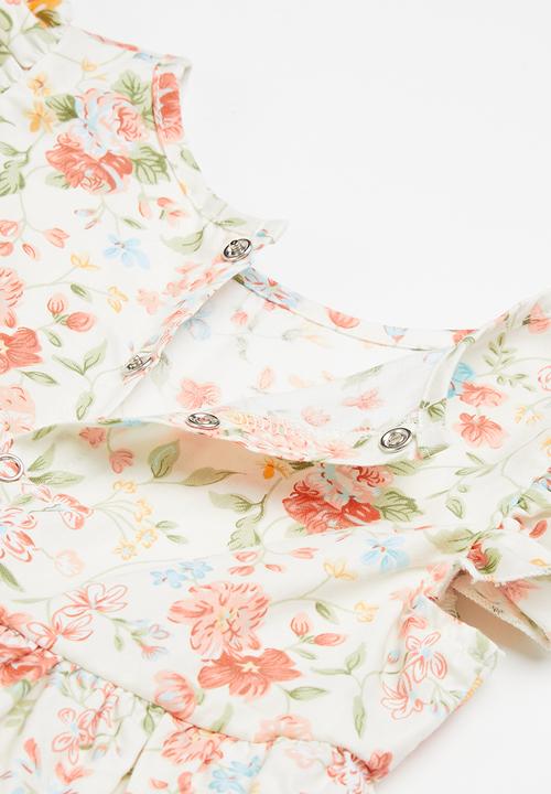 Pop Candy - Girls floral romper - multi