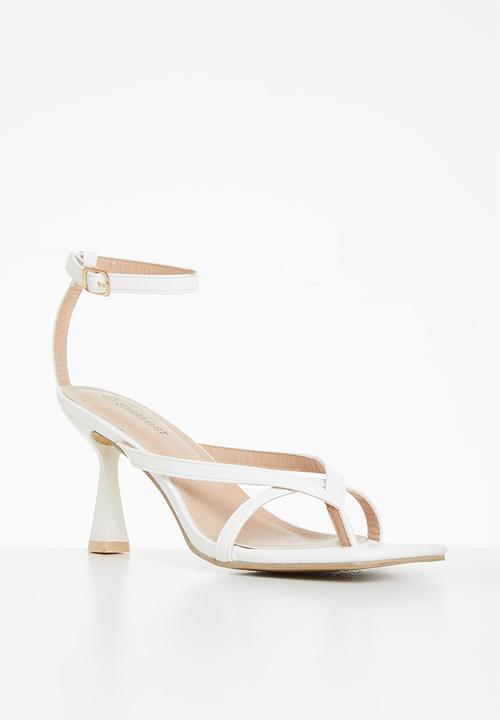 Superbalist - Leizel ankle strap stiletto - white