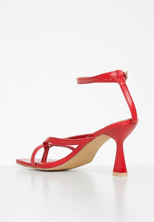 Superbalist - Leizel ankle strap stilleto - red