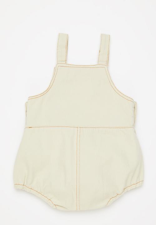 Pop Candy - Baby dungaree - stone