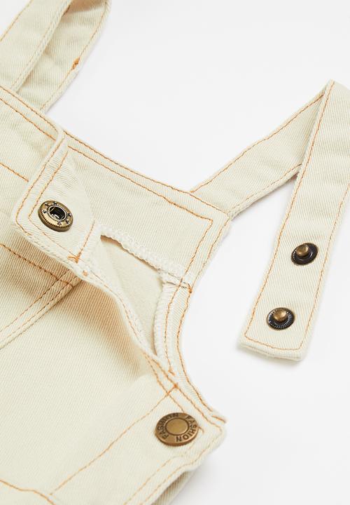 Pop Candy - Baby dungaree - stone
