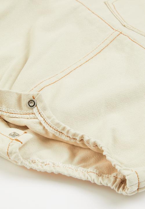 Pop Candy - Baby dungaree - stone