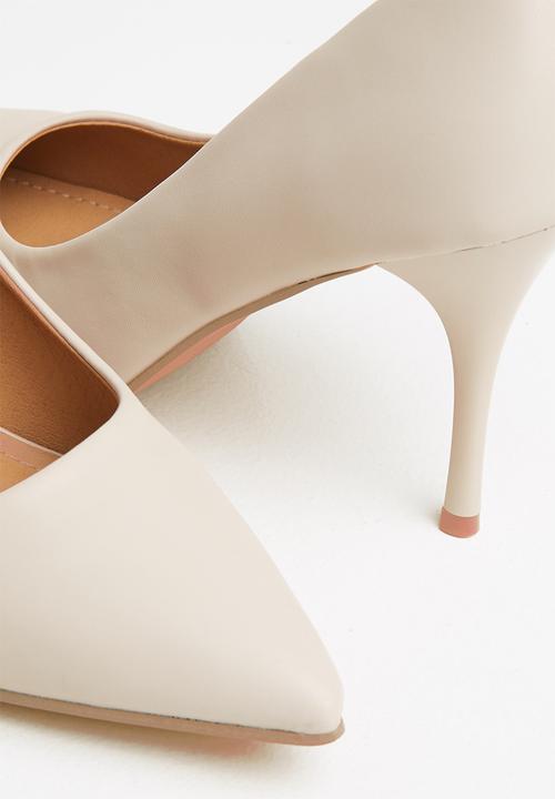 Superbalist - Classic court stilleto - oatmilk